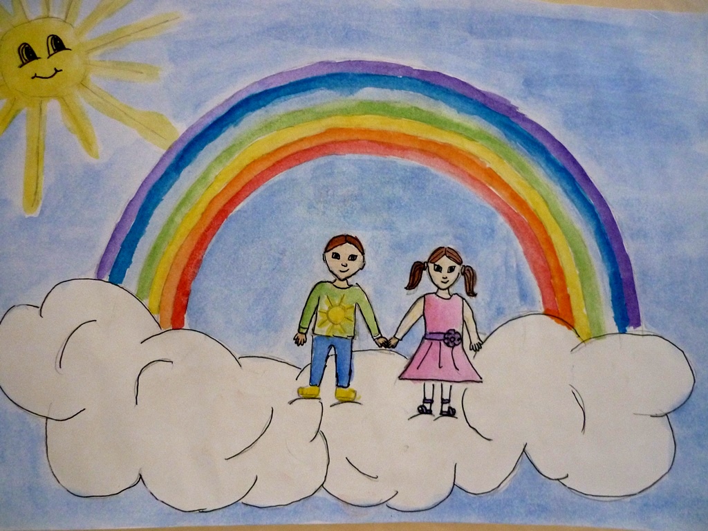 Школа мир добра и. Рисунок на тему Дружба. Легкий рисунок на тему Дружба. Рисунок на тему детство. Детские рисунки на тему Дружба.